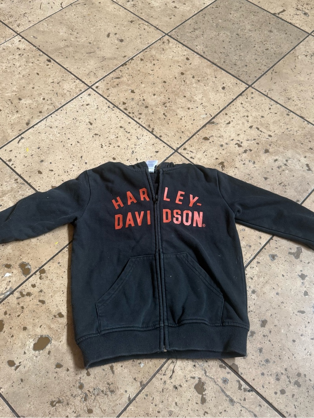 💜Kids 4/5t Harley Davison Zip Up Hoodie